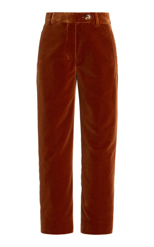Nana Cotton-Velvet Pants - Moda Operandi