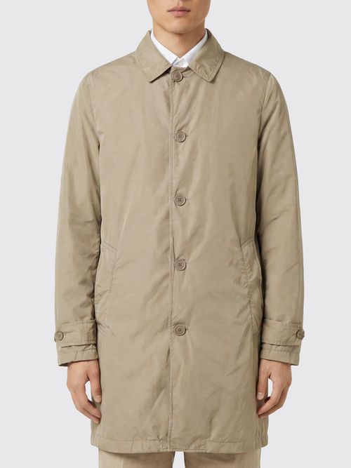 Coat Men color Beige