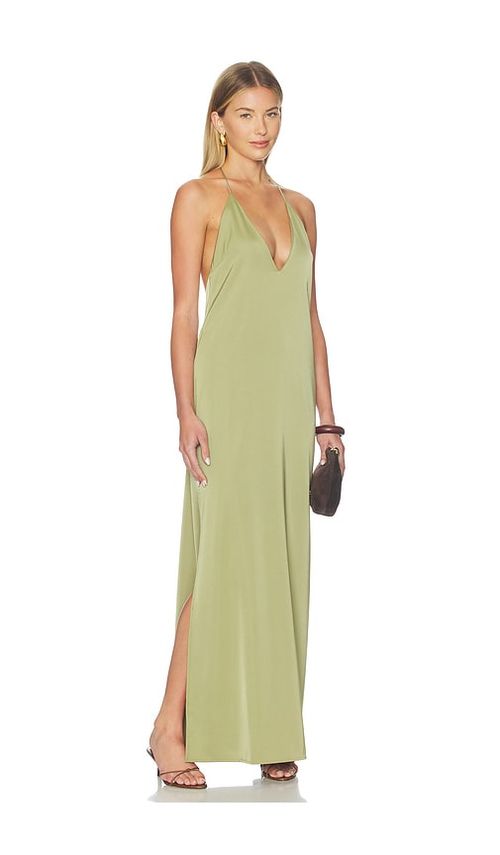 ALL THE WAYS Alexis Maxi Dress in Green. XS. Also in XXS, S, M