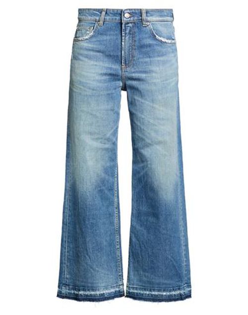 Woman Jeans Blue Size 27 Cotton, Elastane