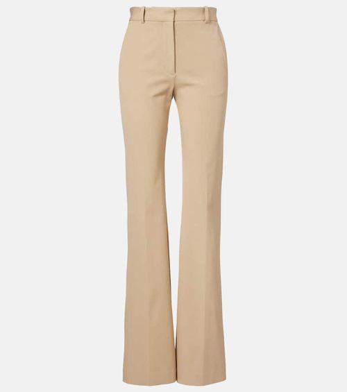 Tafira gabardine wide-leg pants