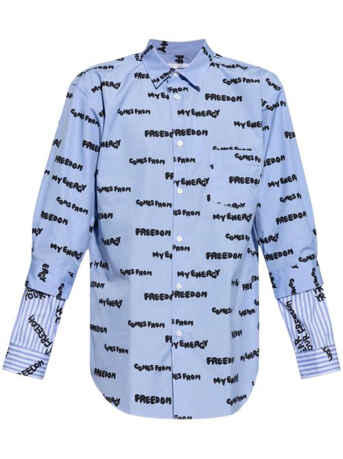 Blue Cotton Shirt