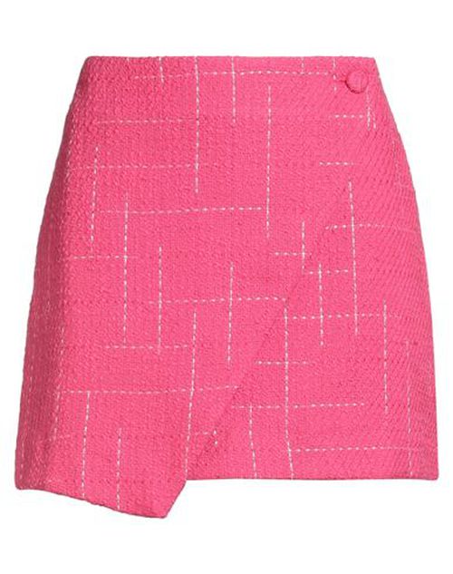 Woman Mini skirt Fuchsia Size S Cotton, Viscose, Polyester, Polyamide