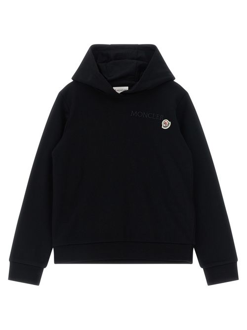 Girls Black Logo Hoodie