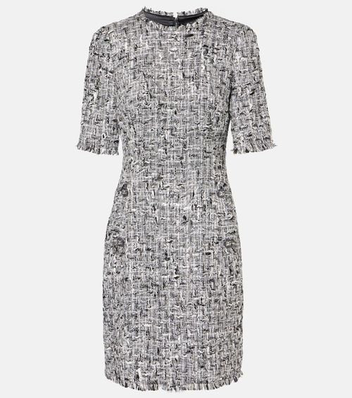 DG tweed lamé minidress