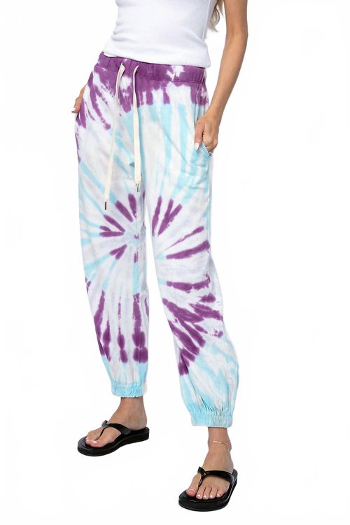 Kane Lounge Pant In Purple Haze Dye