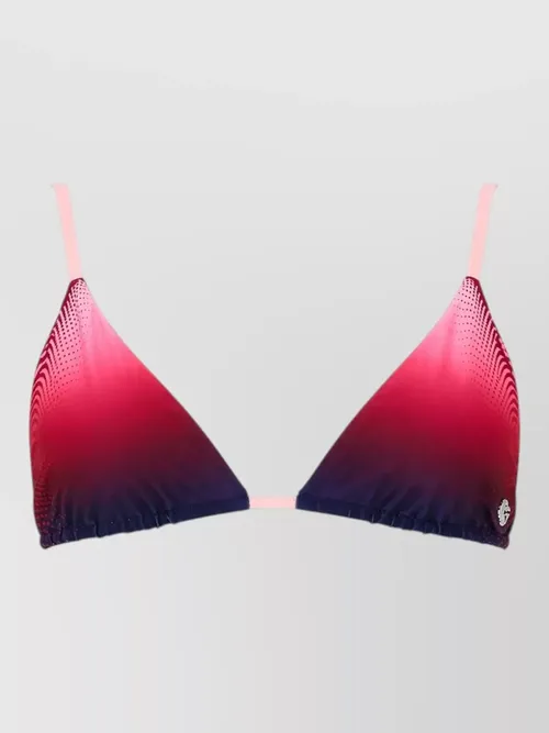 Casablanca - triangle cups bra gradient design strap