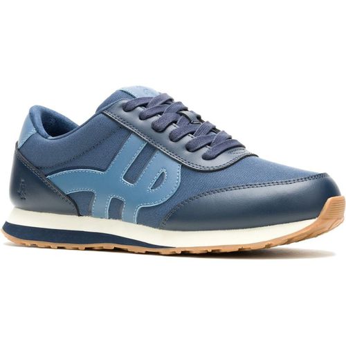Hush Puppies Seventy8 Leather Men's Blue Trainer