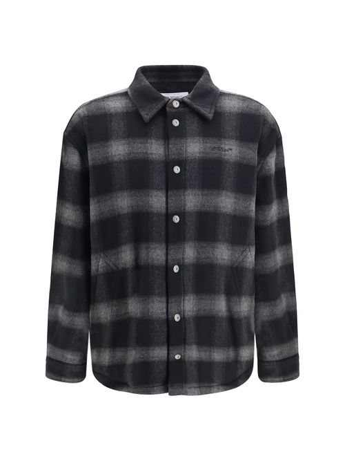 Padded Flannel Jacket — Black