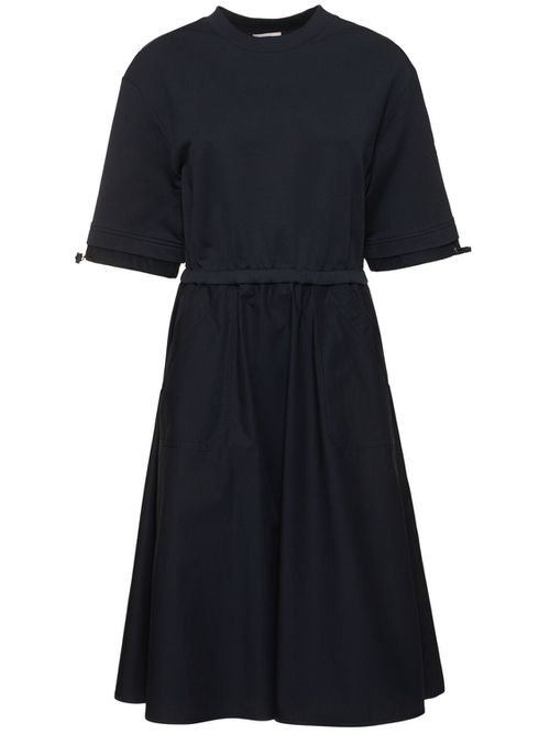 Cotton Fleece Jersey Dress