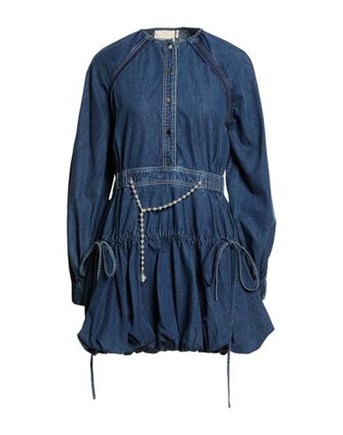Woman Mini dress Blue Size XS Cotton