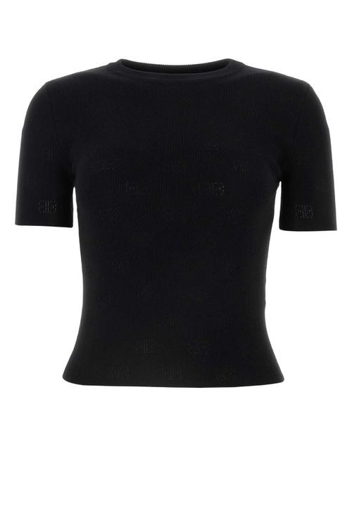 Black Wool Blend Sweater