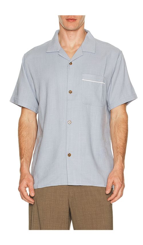 Rhythm Daytona Shirt in Blue. XL/1X. Also in L