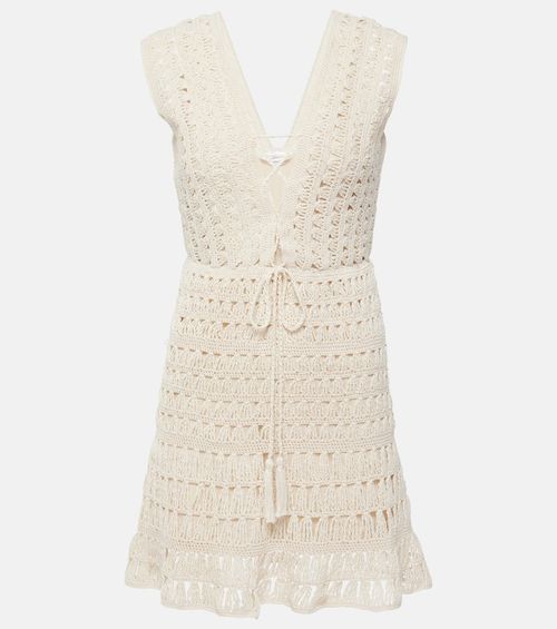 Anna Kosturova | Anna Kosturova Jennifer crochet cotton minidress | Realry