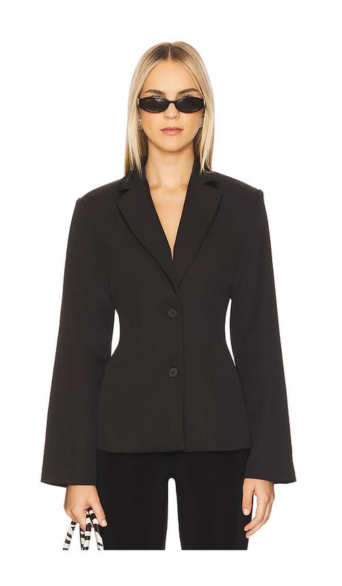 All the ways valerie open back blazer en color negro XS también en L, M, S