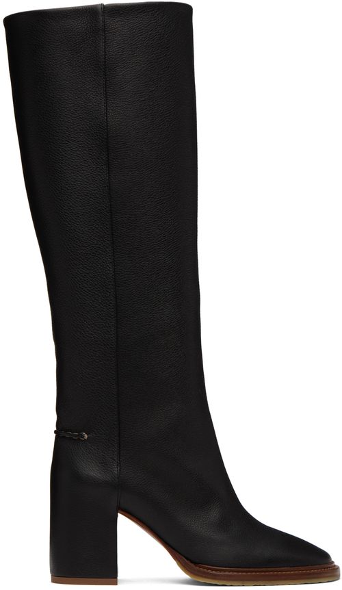 black edith boots