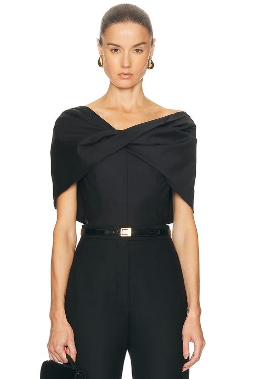 TOVE Orla Top in Black - Black. 34 also