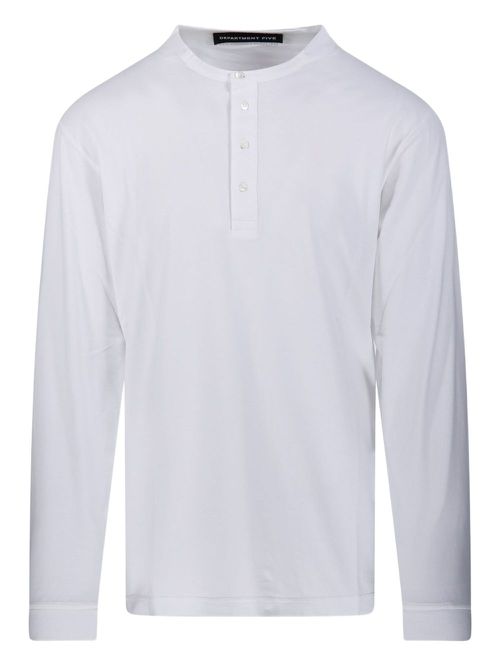 Department 5 Henley T-shirt - White