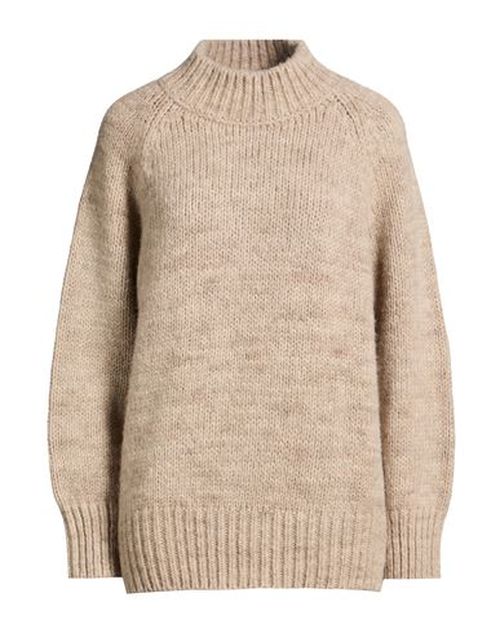 Woman Turtleneck Beige Size S Alpaca wool, Cotton, Wool