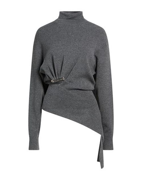 Woman Turtleneck Grey Size M Wool, Cashmere, Elastane, Polyamide