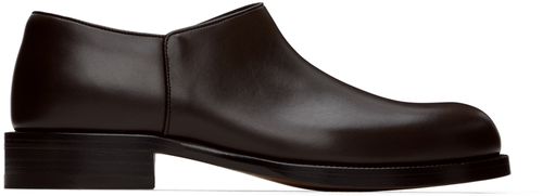 The Row Brown Nobilis Loafers