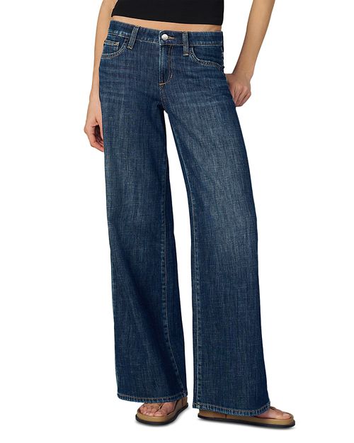 The Lou Lou Low Rise Wide Leg Jeans in Home Girl