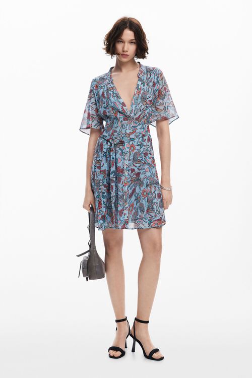 Floral print midi dre
