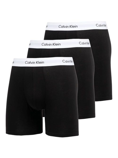 Logo-waistband boxers (pack of three) - Black