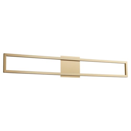 Aged Brass LED Bathroom Vanity Light from the Xanni Collection