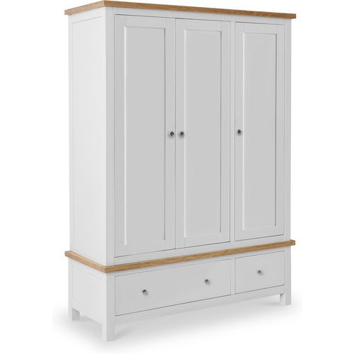 Farrow Triple Wardrobe with Drawers | Grey, White & More | Roseland