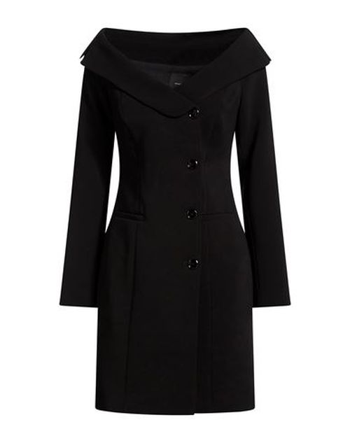 Woman Mini dress Black Size 8 Polyester, Elastane