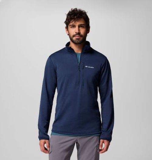 Men's Essential Hike  Grid Fleece Half Zip Jacket-