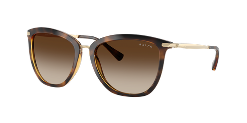 Ralph Woman Sunglass RA5245 -  Frame color: Shiny Dark Havana, Lens color: Gradient Brown