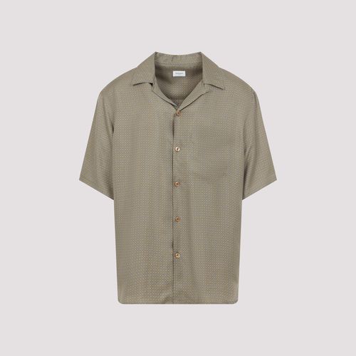 Geometric Silk Shirt