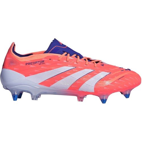 Adidas Mens Predator Elite Soft Ground Football Boots in Orange/White