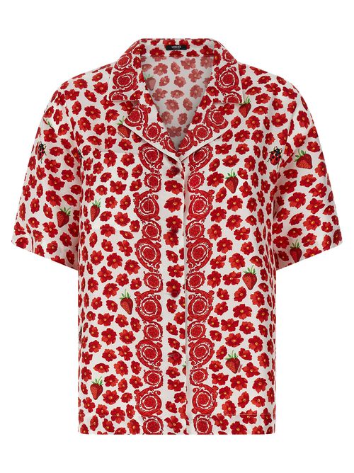 Strawberry Garden Shirt, Blouse