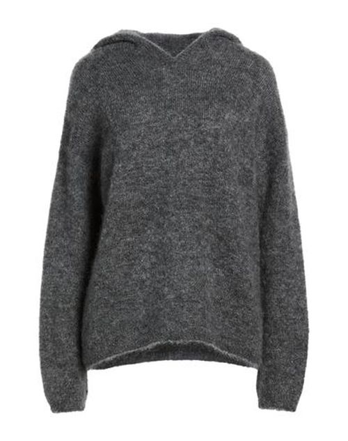 Woman Sweater Grey Size M Mohair wool, Polyamide, Elastane