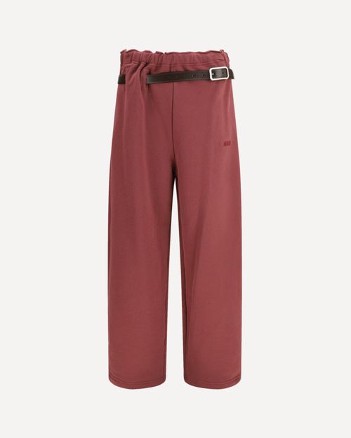 Buckle-belt Track Pants Male S