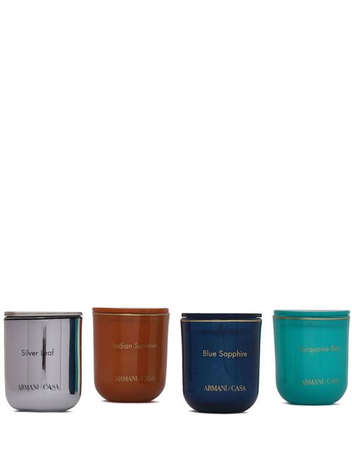 Scented candles (set of four) - Blue