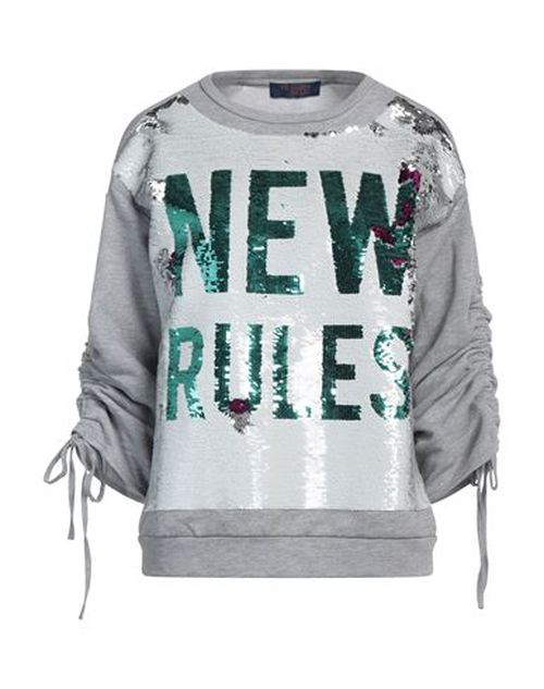 Woman Sweatshirt Light grey Size XS Cotton, Polyester