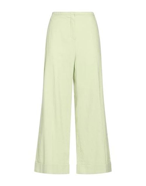 Woman Pants Light green Size 12 Cotton, Wool, Polyamide, Elastane