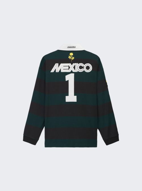 X Willy Chavarria Long Sleeve Rugby Shirt Mexico