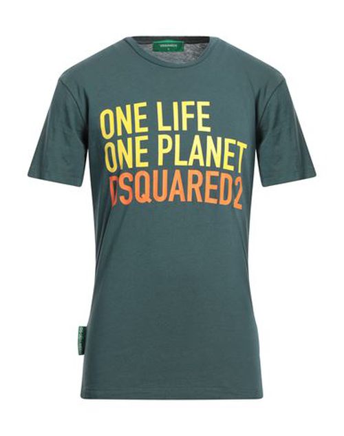Man T-shirt Deep jade