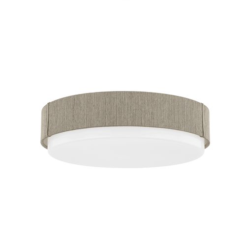 Patina Brass LED Flush Mount from the Zane Collection