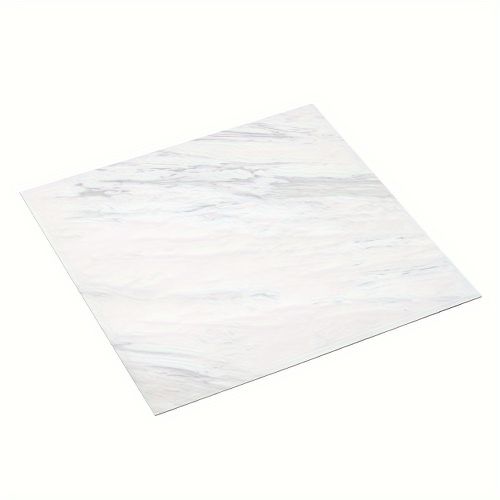 TEMU 24pcs Self Adhesive Floor Tiles Marble Effect Vinyl Tile Plank Square Tiles Thick Floor Planks 5.0m² Home Pvc Flooring For Room Bedroo