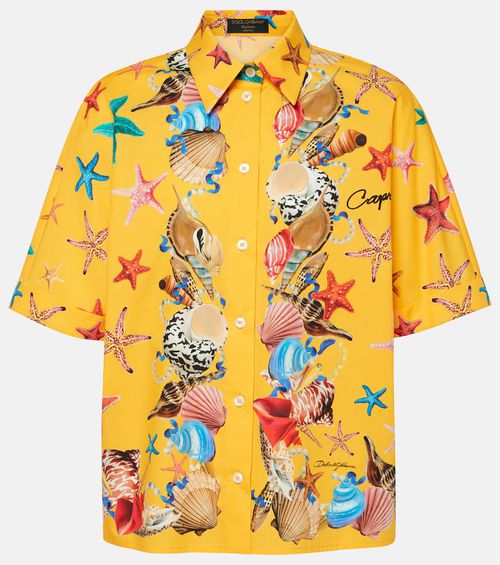 Capri printed cotton shirt
