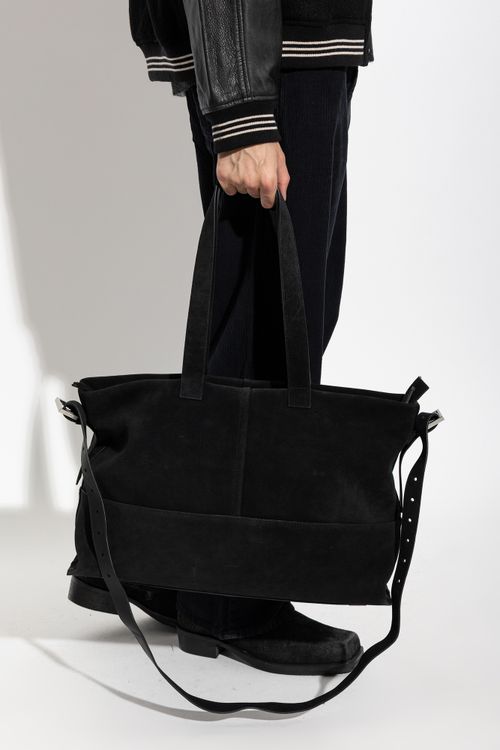 Suede Bag ‘Cassius’, Men's, Black