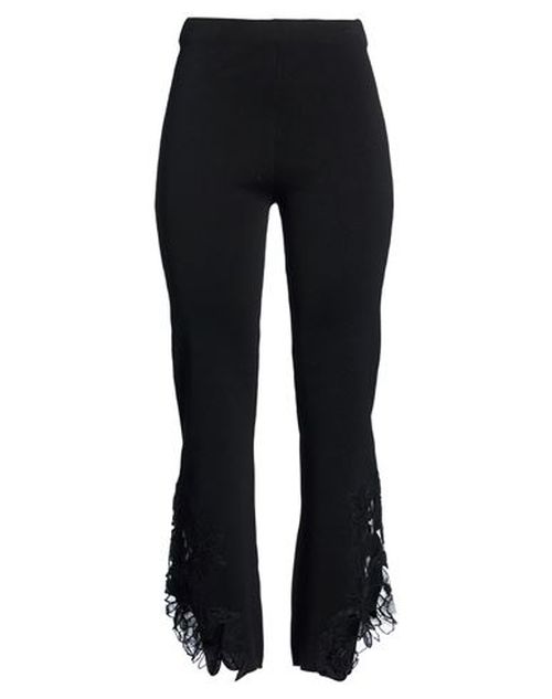 Woman Pants Black Size 4 Cotton, Polyamide, Viscose, Polyester