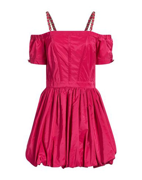 Woman Mini dress Fuchsia Size 6 Polyamide
