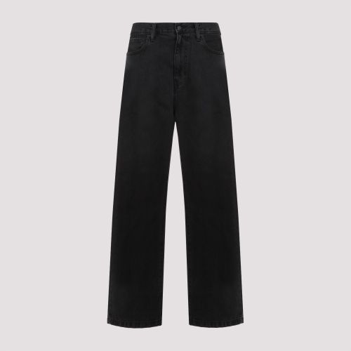 Black Black Logo Pants